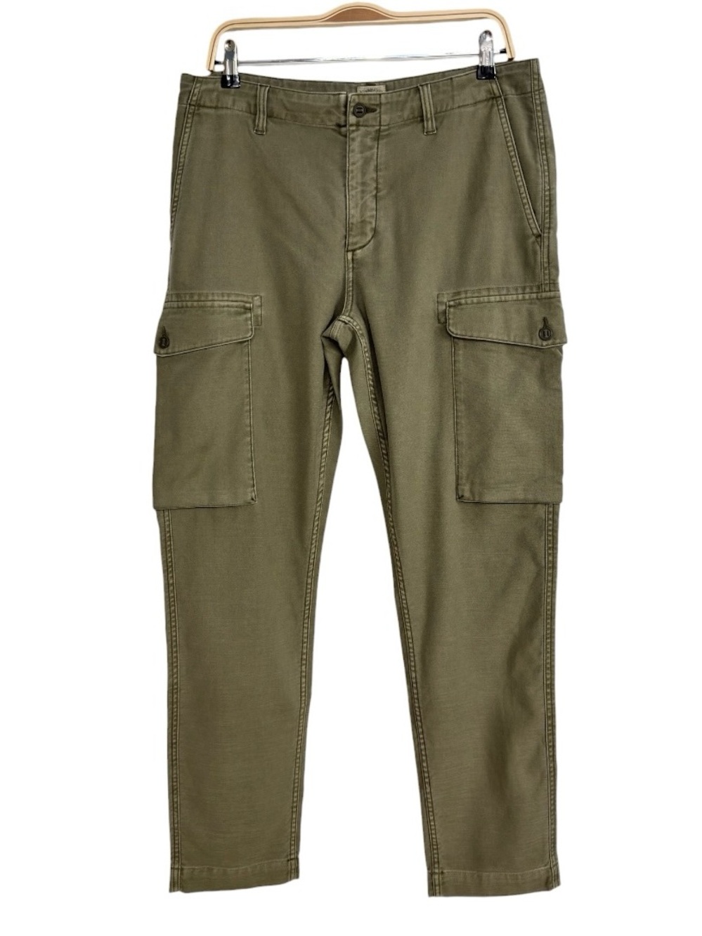 Faherty Olive Green Cargo Utility Pants Mens Size 32 Relaxed Fit NWT